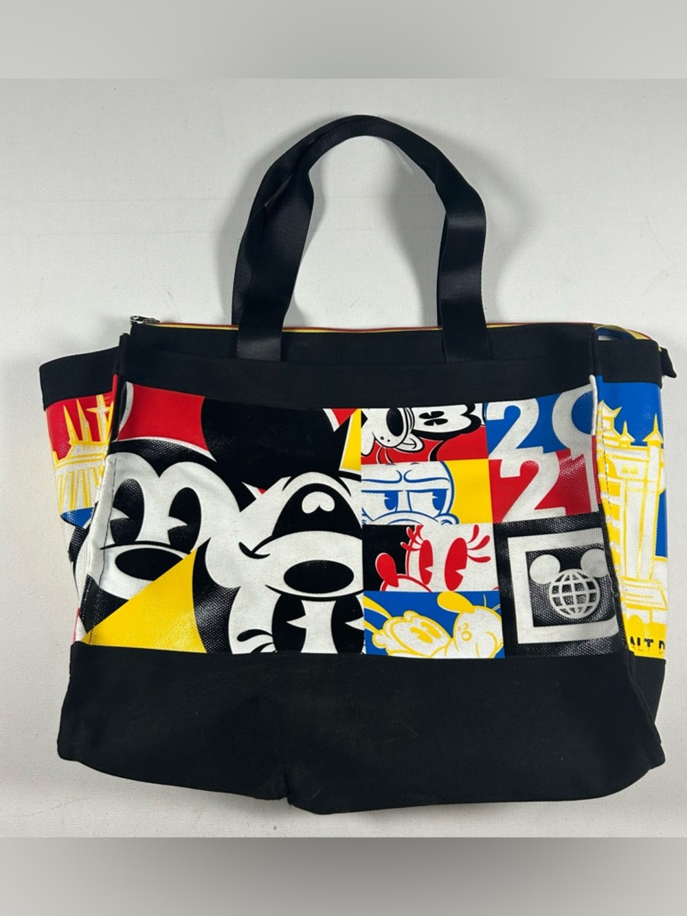 Disney World Parks 2021 Limited Release, Mickey & Friends, Bright Tote Bag.
